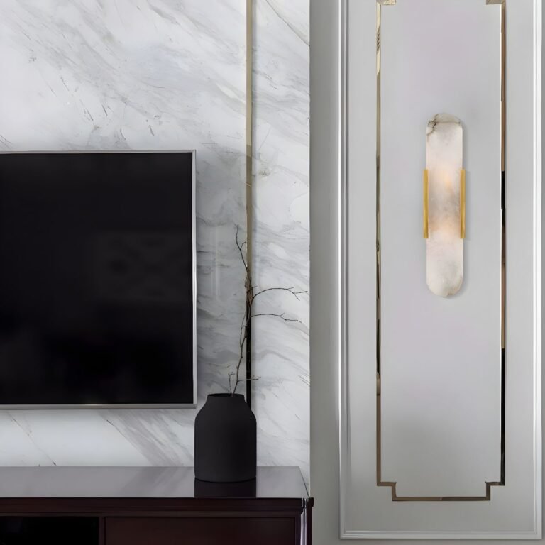 Contemporary Minimalism Marble Wall Mounted Lighting for Hallway Bedroom Living Room - Image 8