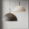 Textured Iron Pendant Light - Industrial Style Hanging Lamp, Ideal for Dining Room and Kitchen Island Decor